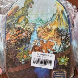 Disney Loungefly Hard Tag Land Before Time Backpack